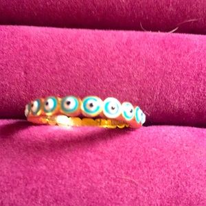Ragen Evil Eye Ring. Size 6